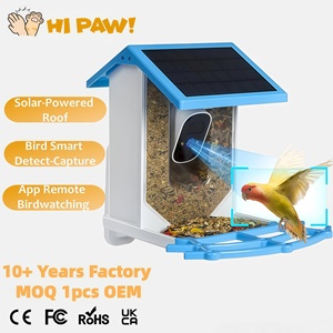 Mangeoire intelligente transfrontalière avec identification IA <span class=keywords><strong>pour</strong></span> plus de 10 000 espèces, caméra solaire 5MP, prise en charge de l'application - Product Image 1
