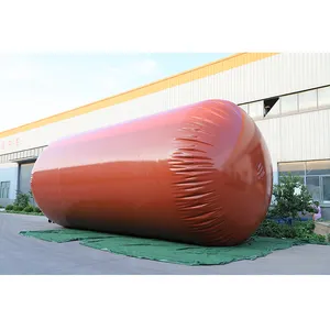 Agriculture chicken manure septic balloon tank biogas digester for home