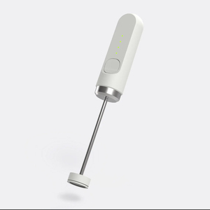 <span class=keywords><strong>Mousseur</strong></span> <span class=keywords><strong>à</strong></span> <span class=keywords><strong>lait</strong></span> électrique rechargeable en acier inoxydable nano, fouet manuel puissant automatique pour la mousse de café, cuisine, café - Product Image 5