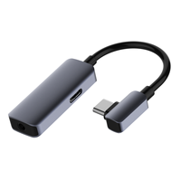 Adaptateur pour écouteurs CAS02, prise casque 3,5 mm et port de charge Type C, séparateur d'écouteurs 2 en 1 pour smartphones USB C, PC