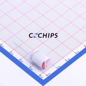 Condensateur solide SPZ1VM471G13O00RAXXX, composant traversant (THT), D10xL13mm 470uF 20% 35V - Product Image 1