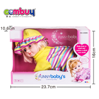 Gummi 10 Zoll Batteriebetriebene Musikalische Krabbelnde Babypuppen - Weiches Spielzeug für 2-4 & 5-7 Jahre