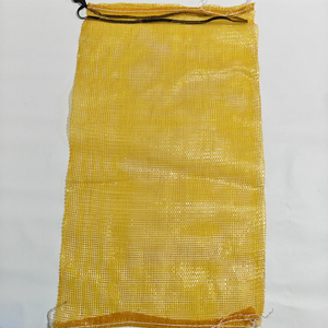 Sac en filet tubulaire circulaire en PP jaune, prix usine, vente en gros, pour l'emballage des oranges - Product Image 1