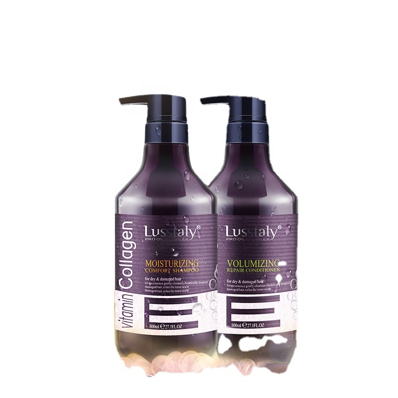 O-E-M/O-D-M Hot sale Lusstaly Moisturizing comfort shampoo and volume repair conditioner wholesale price hair care
