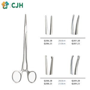 CJH grip vaskular atau tisu <span class=keywords><strong>Forceps</strong></span> dalam baja tahan karat Reticulated hemostatik <span class=keywords><strong>Forceps</strong></span> operasi untuk hewan - Product Image 2