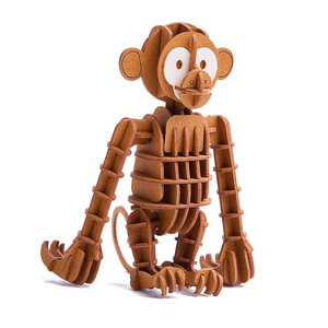 CUPUZ - Rompecabezas 3D de Papel con Modelo de Mono, Juguetes Educativos para Niños, Rompecabezas y Juegos - Product Image 1