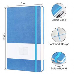 Bulk Supply Premium PU Leather Hardcover Notebook-Customized A5 <b>Journal</b> with 100 Sheets Gift - Product Image 3