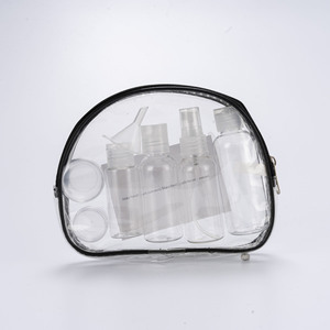 Tùy Chỉnh Mỹ Phẩm Trong Suốt Vô Trùng Chai Sản Phẩm Gói Cho Chăm Sóc Da Du Lịch Chai Không Thấm Nước 8 PC Cho Bao Bì Mỹ Phẩm - Product Image 2