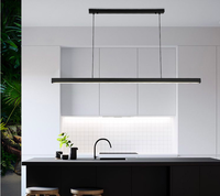 Support magnétique de montage au plafond haut, lampes suspendues de table de salle à manger, éclairage linéaire en aluminium moderne