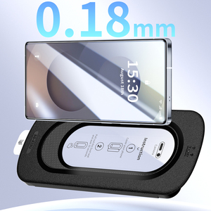 อุปกรณ์ป้องกันหน้าจอโทรศัพท์แบบใส9H กันฝุ่นเต็มรูปแบบสุดหรูชุดติดตั้งง่ายสำหรับซัมซุง S22 <span class=keywords><strong>S23</strong></span> S24 S26พลัส - Product Image 3