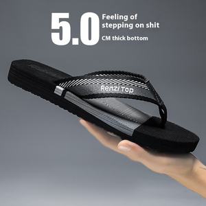 पुरुषों के 2025 ग्रीष्मकालीन खेल सैंडल हल्के हल्के-सोल्ड फ्लिप-फ्लॉप pvc इनसोल वाइटमेज़ नॉन-स्लिप विरोधी गंध बाहरी पहनने वाली चप्पल - Product Image 2