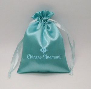 Small Custom logo Silk Drawstring Pouch Bag Satin Jewelry Bags Satin Pouch Wholesale - Product Image 1