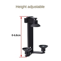 Accessoires pour microphone d'instrument de musique, pince fixe, diffusion en direct, violon/viola, performance, support télescopique anti-rayures