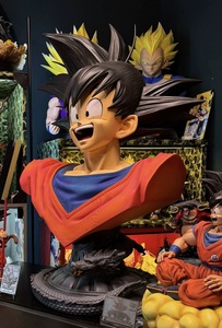 <span class=keywords><strong>Dragon</strong></span>. Ballon. Z. Statue de Goku grandeur nature avec base <span class=keywords><strong>Shenron</strong></span>, <span class=keywords><strong>figurine</strong></span> d'anime en résine de haute qualité, objet de collection décoratif - Product Image 2