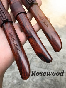 Couteaux de survie Bowie à lame fixe en bois de rose, fabriqués à la main au Japon, en acier VG10, avec étui en bois, <span class=keywords><strong>couteau</strong></span> de chasse samouraï, OEM - Product Image 5