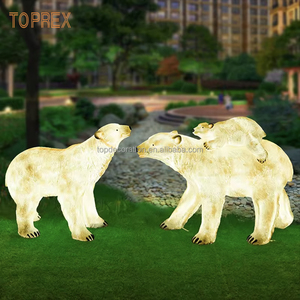 Ngoài trời giáng sinh kỳ nghỉ ánh sáng đèn <span class=keywords><strong>LED</strong></span> Gấu bắc cực giáng sinh ngoài trời thắp sáng trang trí cho đường phố Plaza - Product Image 3