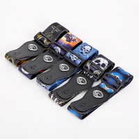 kabat Whole Sale Guitar Straps Skull Straps with Pick Holes Stringed Instruments Parts Accessories for Bass Guitar Electric Guitar