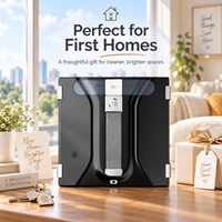 Robot nettoyeur de vitres intelligent, nettoyeur de vitres électrique pour propriétaires haut de gamme, cadeau de pendaison de crémaillère, cadeau promotionnel pour les promoteurs immobiliers