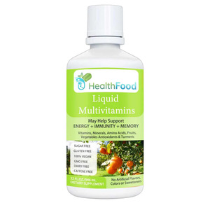 Multivitaminas Líquidas de Alta Calidad con Aminoácidos que Ayudan a Apoyar la Energía Natural y la Memoria, Sin Azúcar, Vitamina B6 Líquida Diaria - Product Image 1