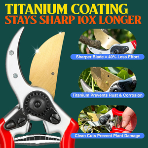Bán buôn chuyên nghiệp 8 "Bỏ qua cắt tỉa <span class=keywords><strong>Shears</strong></span> Heavy Duty vườn cắt với SK5 lưỡi thép cho cây cắt sử dụng thương mại - Product Image 4
