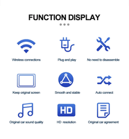 Boîtier Android 2 en 1, adaptateur sans fil CarPlay Android Auto, adaptateur vidéo intelligent pour iPhone, YouTube en voiture