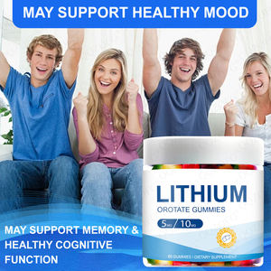 Gomitas de Orotato de Litio en Oferta, 60 Unidades, Suplementos de Litio, Vitamina <span class=keywords><strong>B</strong></span>, Magnesio, Apoyo al Estado de Ánimo, Alivio del Estrés, Salud Cerebral - Product Image 4