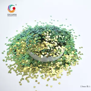GH7130G Hotsale Bulk Fine Polyester Flash Pigment Biodegradable Chameleon Glitter Powder For Cosmetic Nail Art
