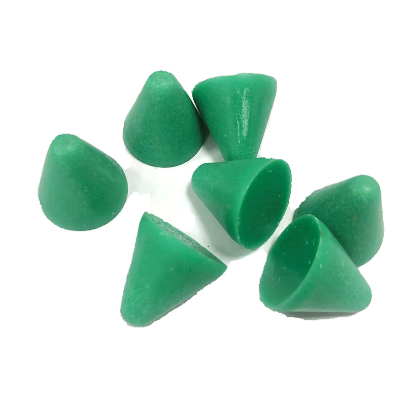 High Quality Economical Silverware Tumbling Polishing Media Green Plastic Abrasives for Deburring Surface Surface Treatment