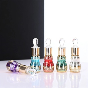 Flacone di Profumo Arabo di Lusso da 6ml 12ml, Bottiglia Vuota per Olio di Oud Attar con Asta in Vetro - Product Image 5