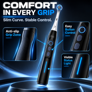 Compatible avec la brosse à dents électrique rechargeable IO Smart Sonic, étanche IPX7, brosse à dents multifonctionnelle pour le nettoyage buccal - Product Image 6