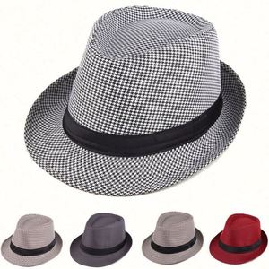 Sombrero Fedora/Trilby Unisex de Alta Calidad para Primavera/Otoño, Color OEM, Casual, para Negocios, Pesca, Fiestas, 58-60cm, Bordado 3D - Product Image 6