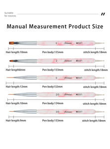 Hechunzi Rose Double Extrémité Peinture <span class=keywords><strong>Stylo</strong></span> Brosse Liner Brosse Ongles Pointillage <span class=keywords><strong>Stylo</strong></span> Nail Art Astuce Outil Ensemble Français Nail Brush <span class=keywords><strong>Manucure</strong></span> <span class=keywords><strong>Kit</strong></span> - Product Image 4