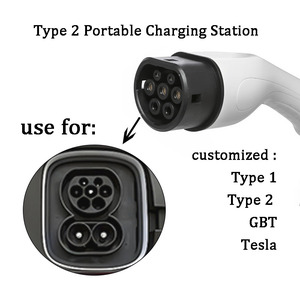 3เฟสประเภท2 <span class=keywords><strong>mennekes</strong></span> IEC IEC 62196-2สายชาร์จยานพาหนะไฟฟ้า evse Type 2ถึง gbt สายชาร์จ32A แบบพกพาผลิต - Product Image 4