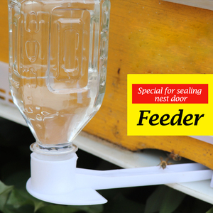 Alimentador de agua de plástico <span class=keywords><strong>para</strong></span> entrada de <span class=keywords><strong>abejas</strong></span>, 2 uds., <span class=keywords><strong>para</strong></span> jardín de colmena, <span class=keywords><strong>bebederos</strong></span> de madera blanca <span class=keywords><strong>para</strong></span> alimentación de agua de miel, nuevo <span class=keywords><strong>para</strong></span> uso agrícola - Product Image 2