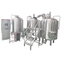 Bouilloire à brassage manuelle en acier inoxydable 304, 5BBL, équipement de brasserie