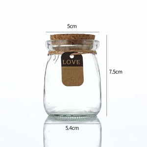 100Ml 150Ml 200Ml Pudding Glass <span class=keywords><strong>Jar</strong></span> Cho Thạch Mật Ong Với Nút Chai - Product Image 6