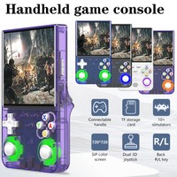 Console de jeu portable LR R36 Ultra Retro avec écran couleur 4,0 pouces 720x720, Wi-Fi, stockage 64 Go, plus de 20 000 jeux intégrés, système d'exploitation AK, Rockchip