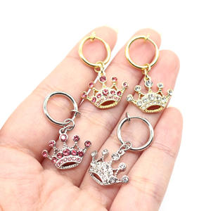 Anillo <span class=keywords><strong>de</strong></span> acero inoxidable para el <span class=keywords><strong>ombligo</strong></span>, anillo <span class=keywords><strong>de</strong></span> Color dorado con forma <span class=keywords><strong>de</strong></span> corona, colgante <span class=keywords><strong>de</strong></span> cristal, con Clip en el <span class=keywords><strong>ombligo</strong></span> - Product Image 2