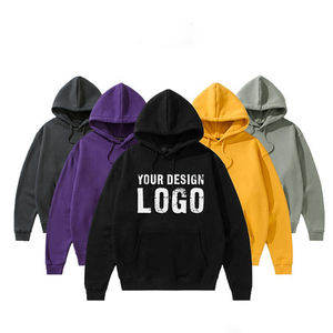 Sweat à capuche décontracté pour homme, coupe oversize, en molleton épais, de haute qualité, style basique et ample, pour le sport - Product Image 6