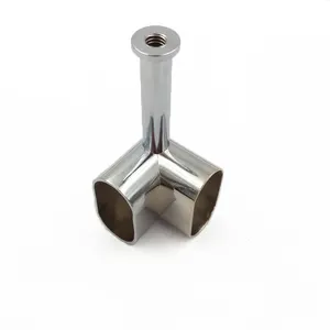 Đồ Nội Thất Phần Cứng Quần Áo Đường Sắt <span class=keywords><strong>90</strong></span> Độ Góc Treo Ống Hỗ Trợ Thanh Ống Cho Tủ Quần Áo - Product Image 1