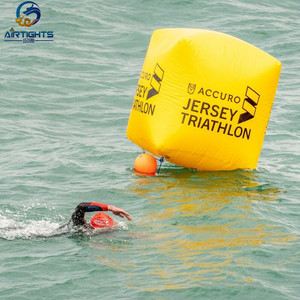 Logo personnalisé Impression Durable Gros Cube Sports Aquatiques Gonflables Bouée - Product Image 1