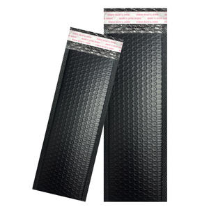 Venta al por mayor de fábrica, bolsas de sobres acolchadas con burbujas negras de tira larga personalizadas, embalaje para pequeñas empresas, artículos de envío gratis - Product Image 3