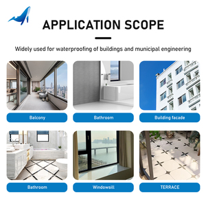 Revêtement de mur extérieur imperméable pour salle de bain, adhésif imperméable transparent pour réparer les fuites sans casser les carreaux - Product Image 3