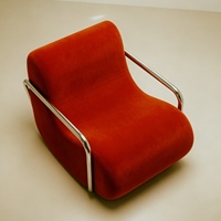Canapé simple carré en tissu velours de style mi-moderne, couleur orange, pour salon, avec rembourrage en éponge, idéal pour hôtel, appartement, villa