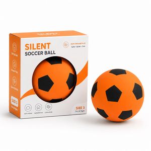 Balón de Fútbol de Espuma Suave y Silencioso para Interiores, Balón de Juego Silencioso para Niños con Empaque en Caja de Color con Ventana - Product Image 4