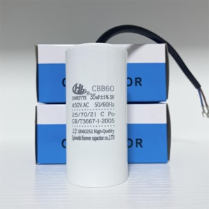 Condensateur de type câble 35uf <span class=keywords><strong>450V</strong></span>.AC 50/60Hz <span class=keywords><strong>CBB60</strong></span> 25/85/21 15000uf 160v électrolytique pas neutre non avec qualité haut de gamme - Product Image 1