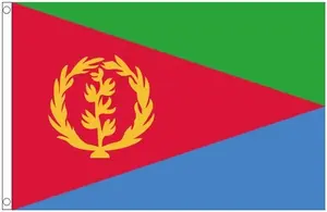 Promotional Traditional Eritrea Scarf Digital Printing With Eritrean Scarves Custom Eritrea Flag Scarf