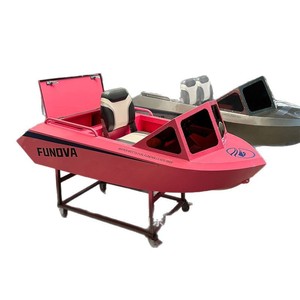 Bote Eléctrico Funova de 5.2m para una Persona, Bote de Carreras de Alta Velocidad para Lagos y Ríos, Entretenimiento Acuático, Plástico Resistente - Product Image 1