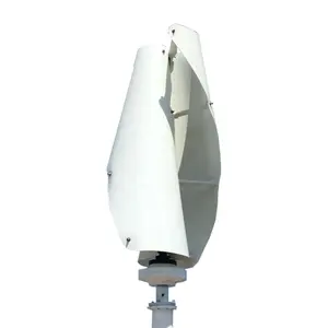 Turbina aerogeneradora de hélice Vertical, 500w, 600W, sin ruido, controlador híbrido MPPT