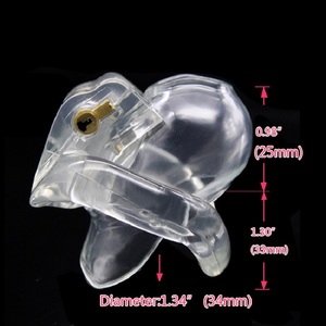 Nuovo design mini dispositivo di castità maschile gabbia del cazzo blocco del pene BDSM ritardo eiaculazione Bondage gioco del sesso per uomo - Product Image 2